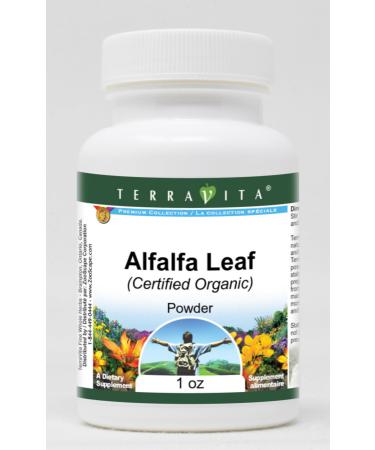 Alfalfa Leaf (Certified Organic) Powder (1 oz ZIN: 517565) - 3 Pack