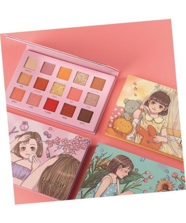 Beavorty Glitter Eyeshadow Eyeshadow Palette 1PC 15 shimmer eyeshadow glitter eye shadow highly pigmented eyeshadow bright cream eyeshadow matte 15.2*9.8cm Green - Buy Online on GoSupps.com