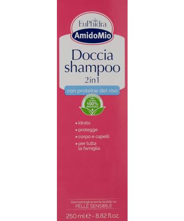 EuPhidra AmidoMio Shower Shampoo 2 in 1 Body and Hair 250ml - Buy Online on GoSupps.com
