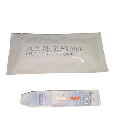 25 Pack Buprenorphine (BUP) Urine Drug Test Strip - Single Panel - Buy Online on GoSupps.com