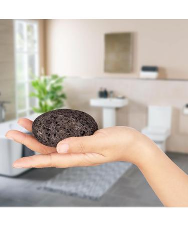 NIMXY Volcanic Lava Pumice Stone - Natural Foot File for Dead Skin Removal and Callus Remover - Handheld Foot Scrubber for Feet and Hands - Brown - Buy Online on GoSupps.com