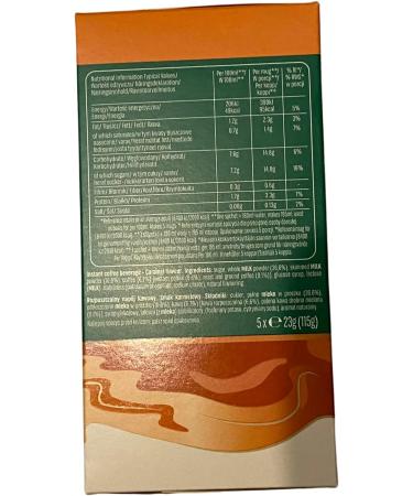 R.I Gift Express Instant Coffee Bundle- Consists 5x Caramel Latte Coffee 5 Cinnamon Dolce Latte Coffee 5 White Mocca Coffee and 1x Highland Shortbread - Buy Online on GoSupps.com