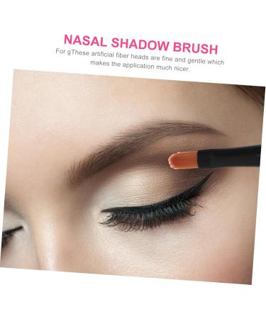 SKISUNO 10pcs Nose Shadow Brush Beauty Nose Brush Eye Beauty Brush Beauty Makeup Tool Artificial Fiber Black - Buy Online on GoSupps.com