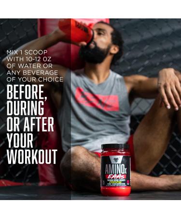 Buy BSN Amino X EAAs - 10g Essential Amino Acids & 5g BCAAs for Muscle Recovery & Endurance - Zero Sugar Strawberry Dragonfruit - 25 Servings - Buy Online on GoSupps.com