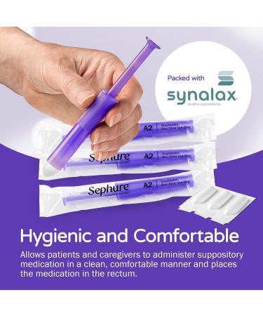 Synalax Bisacodyl 10 mg Stimulant Laxatives Bundle with Sephure Applicators for Adult Constipation Relief - 3 Count - Buy Online on GoSupps.com