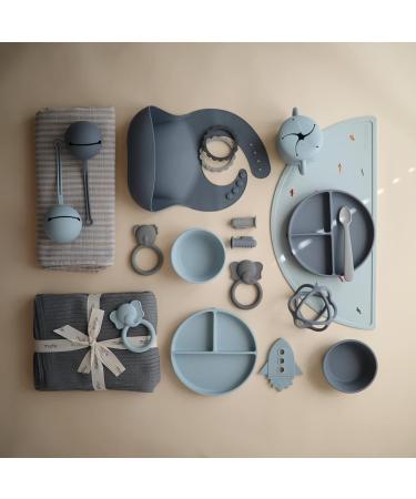 Mushie Silicone Pacifier Box Safe Storage Case for Toddlers & Babies | High-Quality Baby Accessories | Trade Wind - Buy Online on GoSupps.com