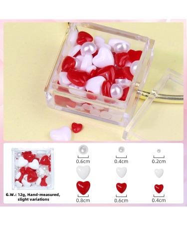 Buy Makartt Nail Charm Rhinestone Glue Kit - 15ml Gel Glue for 3D Nail Art Bowknot & Heart Gems - DIY Nail Supply for Nail Techs - Red & White - Buy Online on GoSupps.com