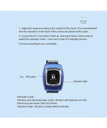 Smart Anti Snoring Device | Portable Electric Wrist Watch | 3 Modes | Blue - Buy Online on GoSupps.com