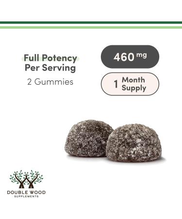 Magnesium Glycinate Gummies (400mg per Serving 30 Day Supply Grape Flavored) High Absorption Magnesium Supplement for Adults or Kids by Double Wood Supplements - Buy Online on GoSupps.com