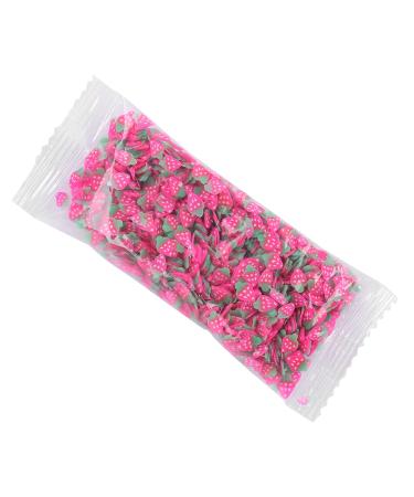 Fruit Nail Art Slices Exquisite Multifunctional DIY Manicure Slices Colorful for Manicurist for Home for Nail Shop for Resin Art Amateur(Pink strawberry)