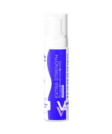 Violet Vibes Extra Strength Feminine Wash | pH-Balancing Nourishing Odor-Control Cleanser for Intimate Areas & Body | Daily Women Hygiene Essential | Infused w/Plant-Based Extracts | Unscented Extra Strength - Unscented 8 Fl Oz (Pack of 1)