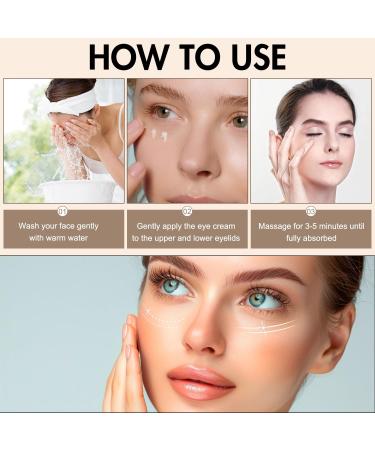 2PCS Turmeric Eye Balm Stick for Under Eyes Bags 2025 New Turmeric Cream Erases Eye Bags Within Minutes Moisturizing Under Eye Balm for Travel Care Serum for Women - Buy Online on GoSupps.com