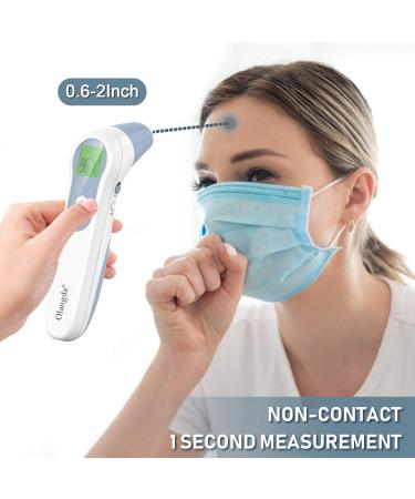 Dual Mode Non-Contact Thermometer - Infrared Ear & Forehead Temp Scanner for Adults & Kids | Medical Grade - Instant Accurate Readings (No Battery Included - Buy Online on GoSupps.com