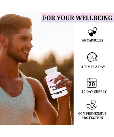 Parapurge Gut Cleanse Colon Support Supplement Parapurge Help Gut Cleanse & Colon Cleanse for Women and Men1 Bottle 1Bottle - Buy Online on GoSupps.com