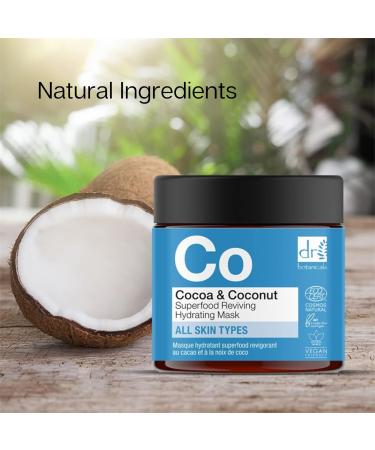 Dr Botanicals 60 ml Mask Cocoa & Coconut Superfood Reviving Hydrating - Buy Online on GoSupps.com