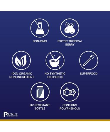 Premier Research Labs Noni Capsules - Organic Noni Fruit for Digestion & Immune Support - 60 Plant-Source Capsules - Buy Online on GoSupps.com