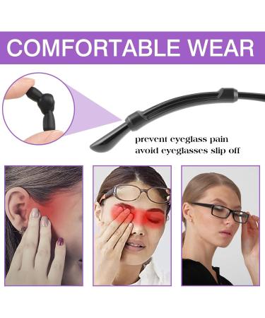 Comnico Self-Adhesive Glasses Pads Set - 16 Pairs of Silicone Nose & Ear Pads for Sunglasses & Reading Glasses - Buy Online on GoSupps.com