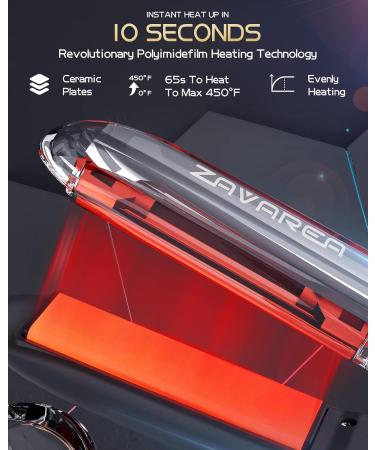 Buy Cordless Hair Straightener & Curler - 2-in-1 Portable USB Rechargeable Iron with 12800mAh Battery for Travel - Buy Online on GoSupps.com