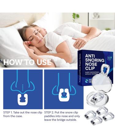 Anti-Snoring Nose Clip - Silicone Magnetic Device for Snore Relief - Buy Online on GoSupps.com
