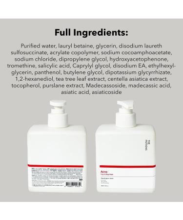 Buy The Potions Acne Face & Body Wash - Clear Skin Solution for All Skin Types | International Shipping Available - Buy Online on GoSupps.com