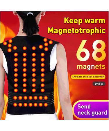Tourmaline Self-Heating Magnetic Therapy Waist & Back Support - Posture Correction & Lumbar Relief (Black XL) - Buy Online on GoSupps.com