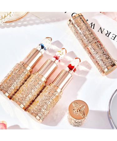 Xptieeck 1 Piece Petal Jelly Lipstick with Colour Changing Nourishing Waterproof Non-fading No Stains Temperature Changing Lip Balm in Cup 03 03# - Buy Online on GoSupps.com