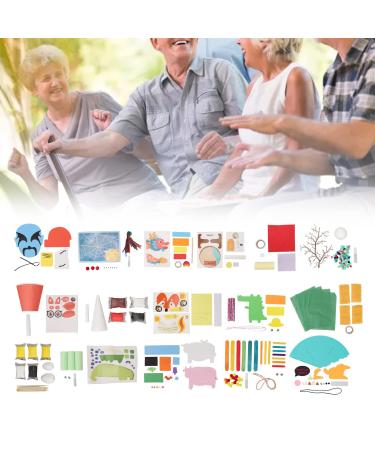 Dementia Sensory Activity Funny Anxiety Relief Elderly Alzheimer Handwork Toy Set Alzheimers Supplies Practicing Essential Skills for ADHD Memory Loss Seniors Dementia Patients