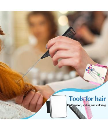 26 Pcs Hair Braiding Tools Kit with Magnetic Wristband - Stainless Steel Rat Tail Comb, Alligator Clips, Hair Parting Ring - Hair Sewing Accessories - Buy Online on GoSupps.com