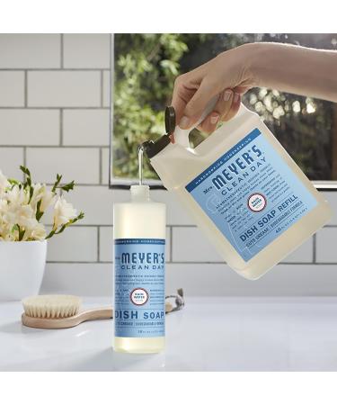 MRS. MEYER'S CLEAN DAY Liquid Dish Soap Refill - Biodegradable Rain Water 48 fl. oz - Eco-Friendly Dishwashing Solution - Buy Online on GoSupps.com