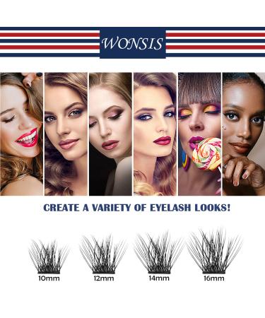 WONSIS DIY Eyelash Extension Clusters - 120 Mini Lightweight Individual Lashes for Natural, Wispy Look - C Curl False Eyelashes for Home Use - Reusable and Fluffy - 12mm - Buy Online on GoSupps.com
