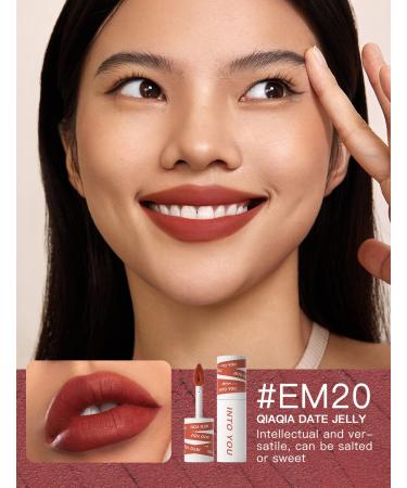 INTO YOU Matte Lipstick - Waterproof Long Lasting Lip Stain for Lip & Cheek - Non-Stick Cup, Smudge Proof Lip Gloss - Multi-Purpose Makeup Cosmetics (EM20) - Buy Online on GoSupps.com