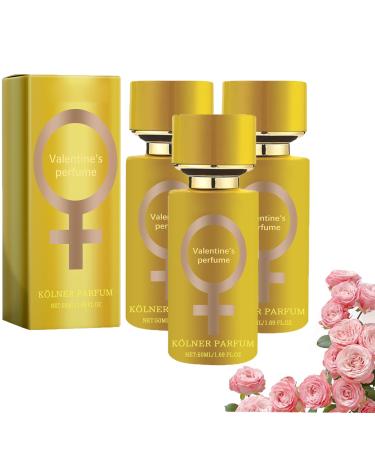 Cologne for Men Pheromone Cologne for Men Valentine's Day Men's Cologne Long Lasting Romantic Perfume Cologne Attractants Pheromone Cologne for Men Attract Women (3PCS)