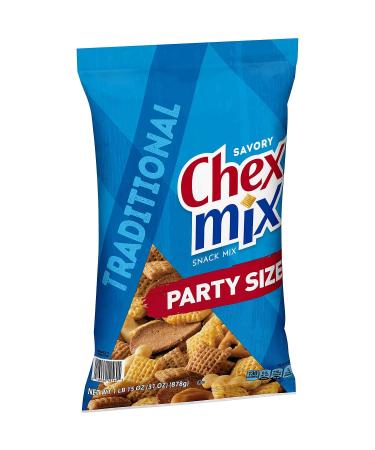 Chex Mix Traditional Snack Mix, Original, 40 Ounce (Pack of 3)