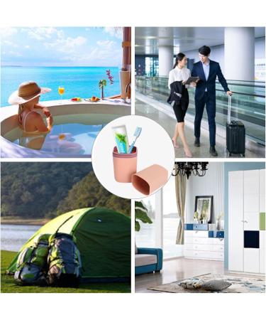Travel Toothbrush Case - 2 Pack | Durable Plastic Etui for Kids & Adults | Perfect for Camping Hiking & Business Trips - Buy Online on GoSupps.com