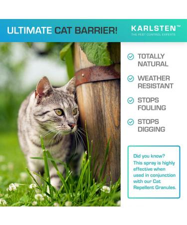 Karlsten Cat Repellent Anti Fouling spray Natural Humane Cat Deterrent Citronella 500 ML - Buy Online on GoSupps.com