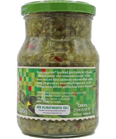 Felix Bostongurka Pickled Cucumber Relish 375g - Pack of 2 - Buy Online on GoSupps.com