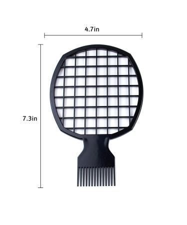 AUEAR Black Plastic Hair Coil Comb - Natural Curly Twist Brush (Twist Comb) 1 Count - Buy Online on GoSupps.com