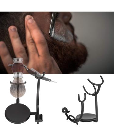 Curved Razor & Shaving Brush Stand - Stylish Men s Razor & Brush Holder for Dry Display | International Shipping - Buy Online on GoSupps.com