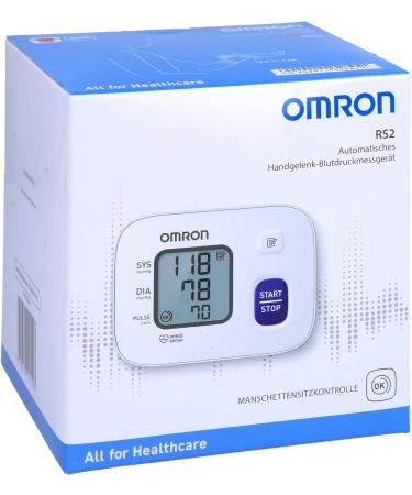 Omron RS2 Wrist Blood Pressure Monitor HEM-6161-D | Fast International Shipping & Accurate Readings - Buy Online on GoSupps.com