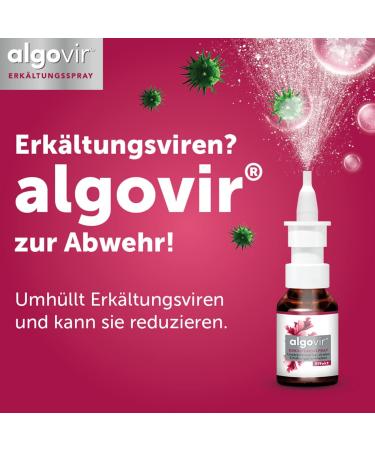ALGOVIR Effect Cold Spray 20 ml | Natural Defense Against Cold Viruses | Nasal Spray for Adults - Rotalge - Buy Online on GoSupps.com