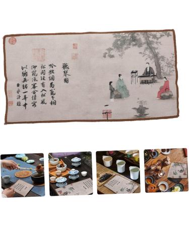 Zerodeko 4 Pcs Tea Cloth Microfiber Towels Cotton Tea Towels Water Absorbent Tea Towel Raising Pot Household As Shownx4pcs 30X15.5Xx0.2cmx4pcs - Buy Online on GoSupps.com