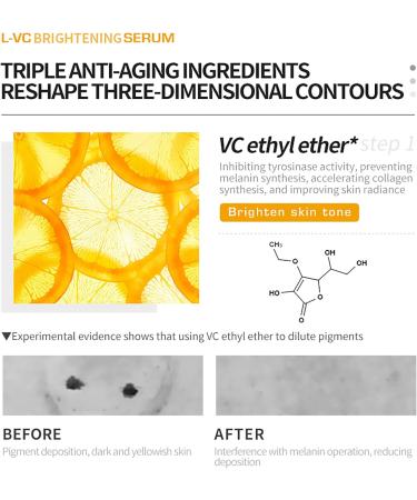 DEleventh Korean Brand Vitamin C Brightening Face Serum 37ml / with 3-O-Ethyl Ascorbic Acid Niacinamide and -Arbutin Reduce Dark Spots and Fine Lines Enhance Elasticity Hydrate and Protect Skin - Buy Online on GoSupps.com