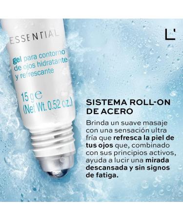L Bel Essential Moisturizing & Refreshing Eye Contour - Hydrating Formula for Bright Eyes | 0.52 oz (15g) - Shop Internationally - Buy Online on GoSupps.com