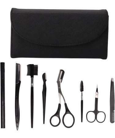Omabeta Eyebrow Grooming Kit - 8 Piece Safe Travel Set with Storage Bag | Perfect for International Shipping - Buy Online on GoSupps.com