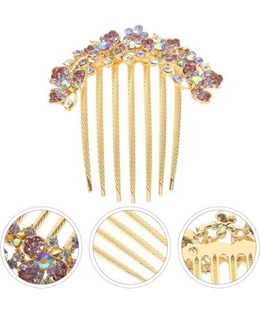Beaupretty Hair Jewelry Wedding Accessories for Brides Decorative Hair Combs for Women Accessories Prom Hair Accessories Wedding Hair Accessories Rhinestones Purple Rhinestone Hair Alloy Miss - Buy Online on GoSupps.com