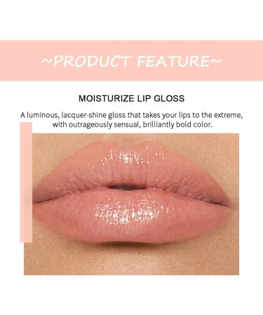 SPORTEON 6 pieces lip gloss gloss and shine lip gloss for fullerlooking lips moisturizing for naturally shiny lips lifter gloss moisturizing lip gloss with boosting effect 01 Color 01 Color - Buy Online on GoSupps.com