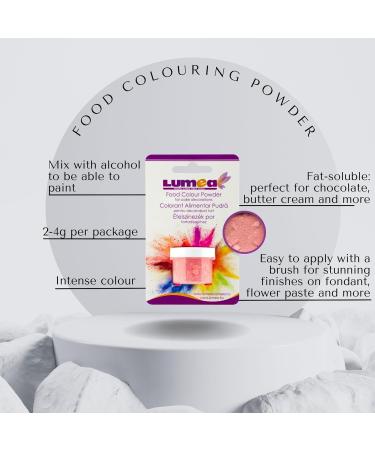 Dekozauber24 Pink Food Coloring Powder - Fat-Soluble Baking Accessory for Fondant & Marzipan - 2-4g Can - Buy Online on GoSupps.com