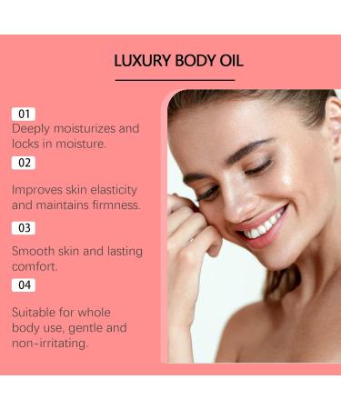 VKaoess Luxury Body Firming Oil with Hyaluronic Acid and Vitamin E Skin Tightening and Moisturizing Dry Skin Care for Women Comfortable Glow Essence for Arms Tummy 100ml 5 Bottles - Buy Online on GoSupps.com