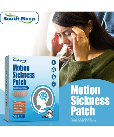 Motion Sickness Patch - 36 Non-Drowsy Waterproof Patches for Sea & Car Travel - Fast Acting Relief - Buy Online on GoSupps.com