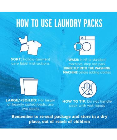 Seventh Generation Fragrance Free Laundry Detergent Packs - 75 Count - Buy Online on GoSupps.com